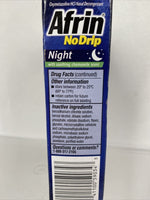 Afrin No Drip Night Nasal Pump Mist Soothing Chamomile Scent Allegry .5oz 7/22