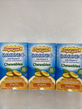 (3) Emergen-C Immune Plus w Vitamin D C Zinc Chewable 14 Ct Orange Blast 8/22