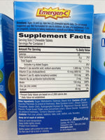 (3) Emergen-C Immune Plus w Vitamin D C Zinc Chewable 14 Ct Orange Blast 8/22