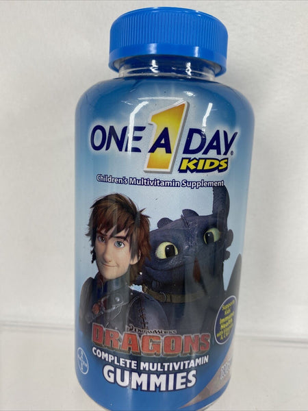 One A Day Kids Complete Multivitamin Gummies Dragons 180 ct  8/22