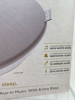 iHome Sleep Therapy Sound Machine White Noise Portable Zenergy Xtra Bass Timer