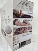 iHome Sleep Therapy Sound Machine White Noise Portable Zenergy Xtra Bass Timer