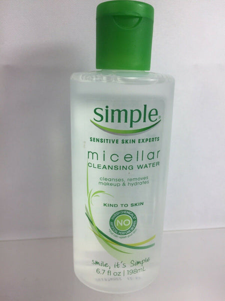 Simple Sensitive Micellar Cleansing Water Make Up Removes 6.7oz COMBINE SHIPPING