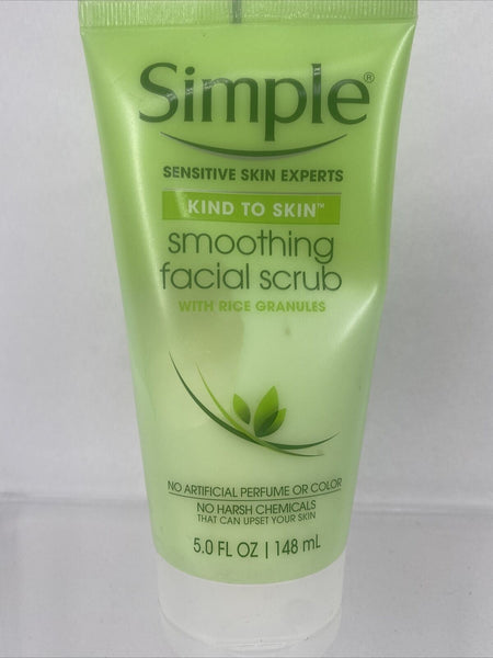 Simple Facial Scrub Smoothing  Vitamin E B5 Gently Exfoliates DISCONTINUED 5oz