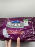 Medline FitRight Restore Moisturizer Heal 13x30” Guard Incontinence 20 Liners