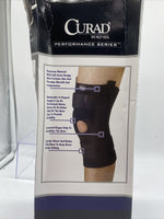 CURAD High Performance Medium Knee Support Metal Hinge 14-15” ACL Neoprene