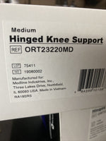 CURAD High Performance Medium Knee Support Metal Hinge 14-15” ACL Neoprene