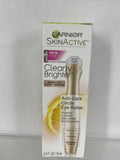 Garnier SkinActive Clearly Brighter Sheer Tinted Eye Roller, Light/Medium, 0.5oz