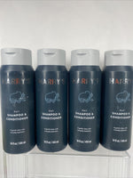 (4) Harry's 2 in 1 Shampoo+Conditioner Gentle Clean Hydrate 14 oz