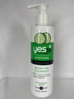 YES TO Cucumbers Gentle Milk Face Cleanser Sensitive  Hypoallergenic 6oz