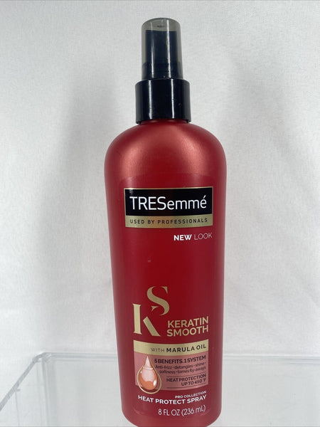 TRESemme Expert Selection Heat Protection Spray Keratin Smooth Marula Oil 8 Oz.