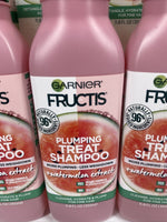 (7) Garnier Fructis Plumping Treat Watermelon Shampoo & Conditioner 11.8oz