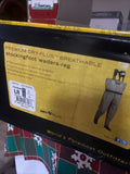 NEW CABELA'S DRY-PLUS PREMIUM CHEST WADERS MEN'S LARGE L REGULAR TAN 0601DPP-R-L