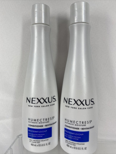 (2) Nexxus Humectress Ultimate Moisture Conditioner Protein Fusion Caviar 13.5oz