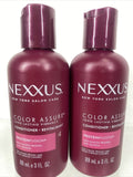 (2)  Nexxus COLOR ASSURE Conditioner 3 fl oz Travel Size