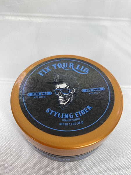 Fix Your Lid Styling Fiber Short/Choppy Hair High Hold Low Shine Mens Pomade 1.7