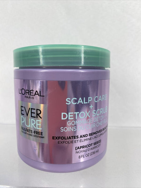 L'Oreal Paris EverPure Color Care System - Scalp Care + Detox Scrub - 8 oz