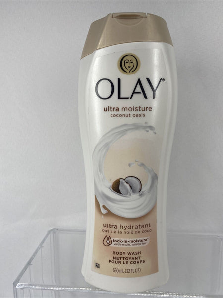 Olay Ultra Hydrant Moisture Coconut Oil B3 Complex Body Wash 22 Oz
