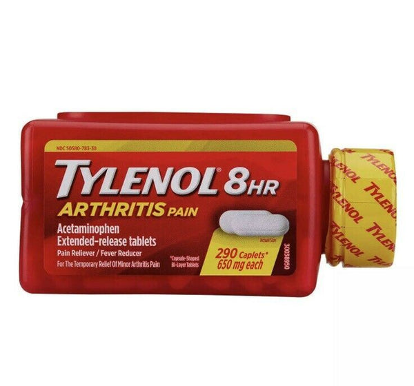 Tylenol 8 HR Arthritis Pain Extended Release Caplets, 650mg (290 ct.) 2/24