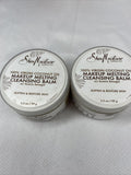 (2) Shea Moisture 100% Virgin Coconut Makeup Melting Cleansing Balm Remover 3.5z