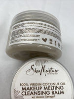 (2) Shea Moisture 100% Virgin Coconut Makeup Melting Cleansing Balm Remover 3.5z