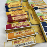 (25) Burt's Bees Beeswax Lip Balm Coconut Cucumber Pomegranat vanilla Watermelon
