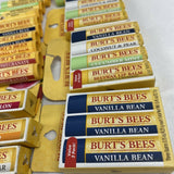 (25) Burt's Bees Beeswax Lip Balm Coconut Cucumber Pomegranat vanilla Watermelon