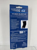 Copper Fit Ice Menthol Infused Compression Knee Sleeve Medium S/M 12"-16" Strong