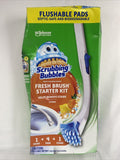 Scrubbing Bubbles Citrus Scent Fresh Brush Starter Kit Toilet Cleaning System