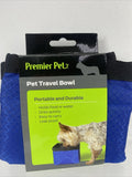 Premier Pet Travel Bowl Dog 50 oz Food Water Pop-Up Durable Quick Drying￼