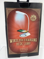 Wireless Phone Charging Desk Lamp 3 Brightness Adjustable Neck Gift Stocking Stu