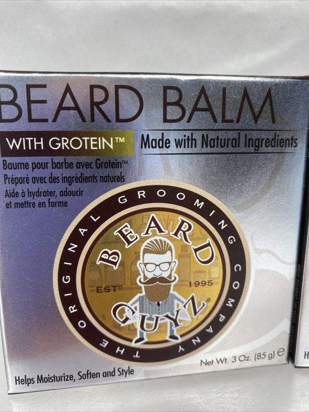 Beard Guyz Beard Balm l Natural Grotein Moisturize Facial hair style￼ 3 oz