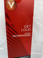 Vivitar Get Loud Stereo Headphones On Ear Adjustable Headband