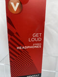 Vivitar Get Loud Stereo Headphones On Ear Adjustable Headband