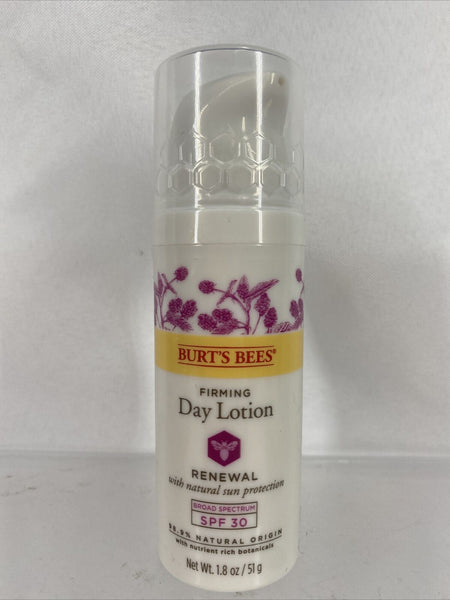 Burt's Bees Renewal Firming Day Lotion SPF 30 1.8 oz