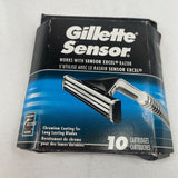 Gillette Sensor Men's Razor Blade Refills, 10 Count