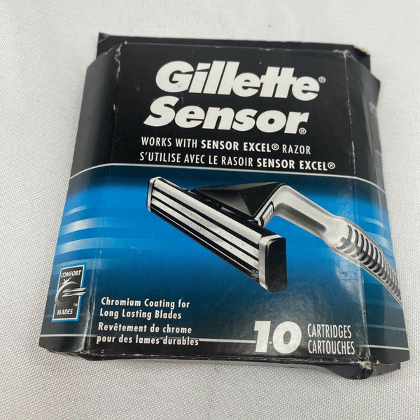 Gillette Sensor Men's Razor Blade Refills, 10 Count