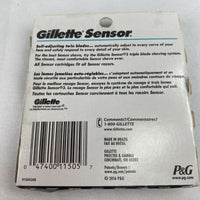 Gillette Sensor Men's Razor Blade Refills, 10 Count