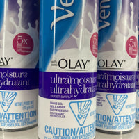 (5) Gillette Venus & Olay Ultra Moisture Violet Swirl Shave Gel 6 oz. ea