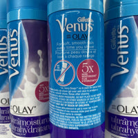 (5) Gillette Venus & Olay Ultra Moisture Violet Swirl Shave Gel 6 oz. ea