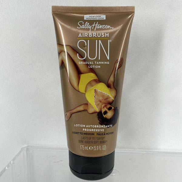 Sally Hansen Airbrush Sun Gradual Tanning Lotion Light To Medium 5.9 oz