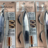 (3) L'oreal 402 Black Brown Bambi Doe Eye Opening Volumizing Mascara Washable