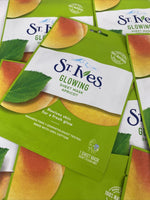 (10) St. Ives Glowing  Sheet Mask Apricot Face Hydrate Fresh Revive Single Use