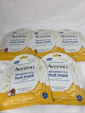 (5) Aveeno Repairing CICA Foot Mask with Prebiotic Oat and Shea Butter 1 Pair
