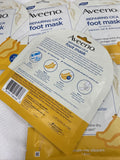 (5) Aveeno Repairing CICA Foot Mask with Prebiotic Oat and Shea Butter 1 Pair