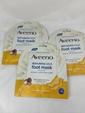 (3) Aveeno Repairing CICA Foot Mask with Prebiotic Oat and Shea Butter 1 Pair