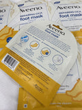 (3) Aveeno Repairing CICA Foot Mask with Prebiotic Oat and Shea Butter 1 Pair