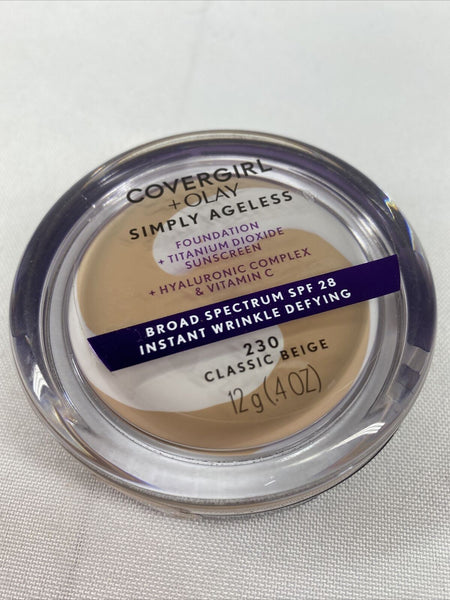 Covergirl Olay 230 Classic Beige Simply Ageless Foundation COMBINE SHIPPING