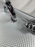 Clear Hard Carrying Case MakeUp Bag Case Train Silver Latch