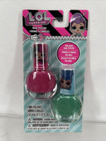 LOL surprise nail polish peelable 2 Pack Pink Green Friends